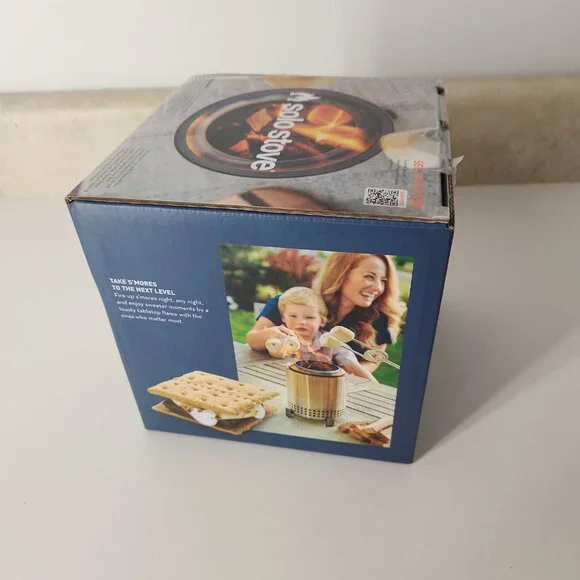 Solo Stove Mesa Tabletop Fire Pit Low Smoke Dual Fuel Water Blue NEW - Picture 5 of 9